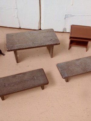 Playmobil collectible furniture like new from 1974