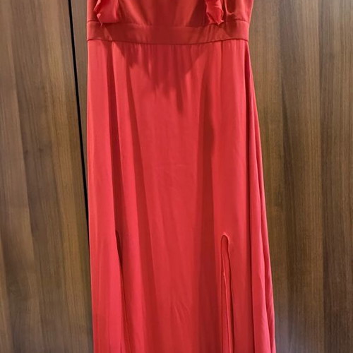 Red dress like new, size L