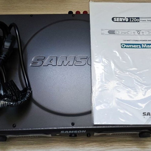 Samson Servo 120A power amplifier 60W per channel, new
