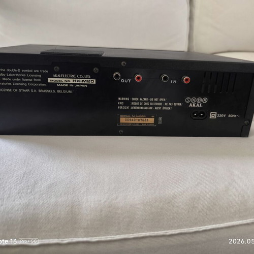Akai Stereo Cassette Deck Model HX-M20 used, playback only