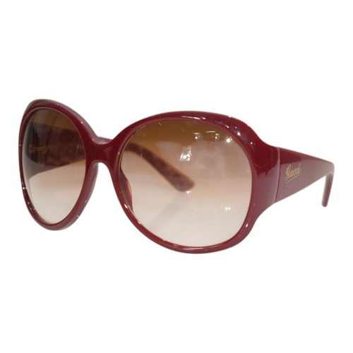 Gucci GG 2952/S oversized round sunglasses, burgundy