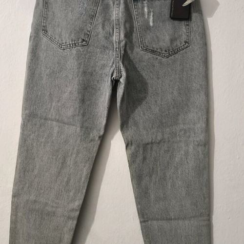Jeans with rips new, size M, blue