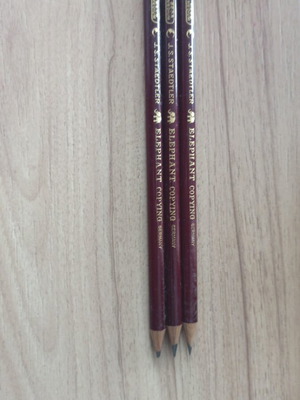J.S. Staedtler 6608 Elephant Copying pencils like new, set of 3