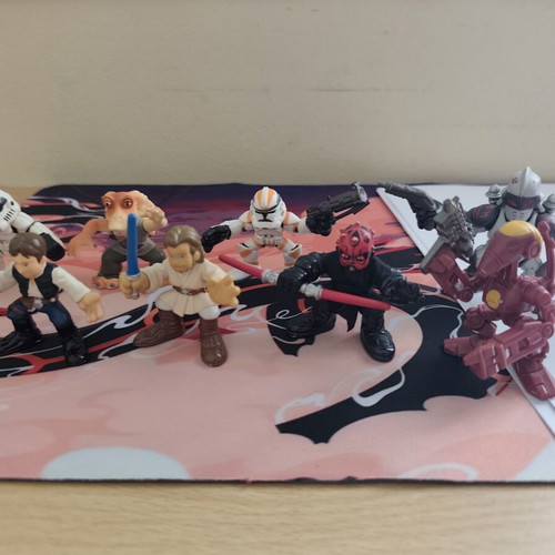 Star Wars figure collection used