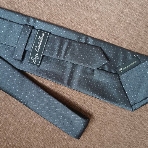 Enzo Castellano tie like new, gray and blue