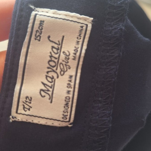 Mayoral Skater Mini Skirt Navy Blue like new, size 12 XS