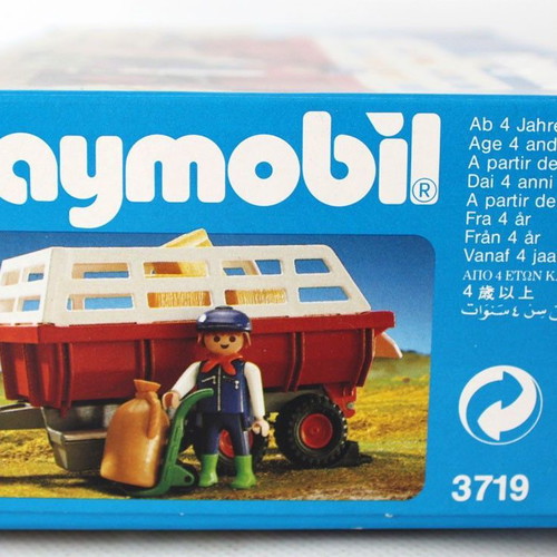 Playmobil 3719 Farmer on the Farm vintage sealed 1992