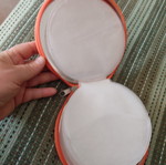 Ivi collectible metal CD case, orange print
