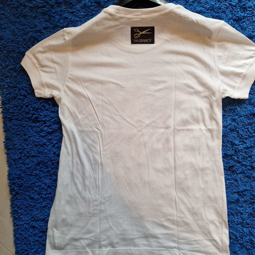 Vagrancy T-shirt used, size M, white