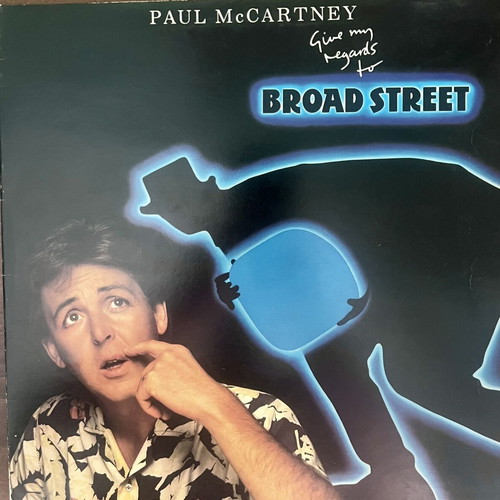 Paul McCartney Give My Regards to Broad Street vinyl used, 1984 soundtrack
