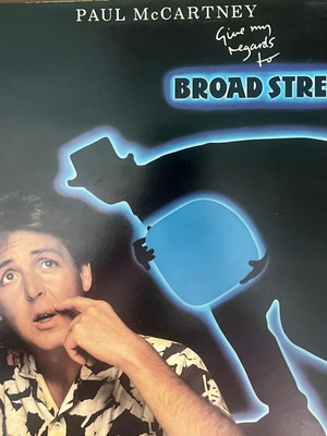 Paul McCartney Give My Regards to Broad Street vinyl used, 1984 soundtrack