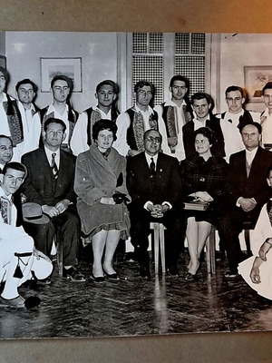Vintage 25th March 1960 Photograph used, historical black and white