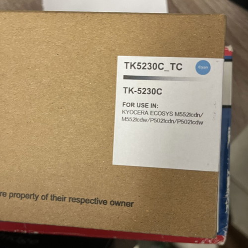 Compatible Toner for Kyocera TK-5230 Laser Printer New, All Colors