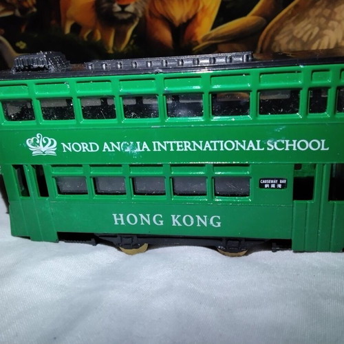 Hong Kong double-decker tram model toy used, Nord Anglia International School