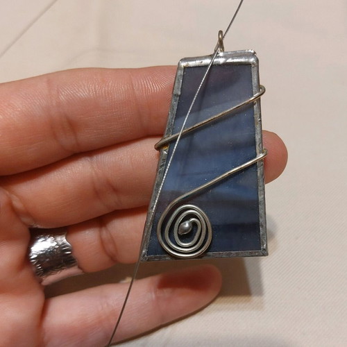 Handmade necklace used with metal elements