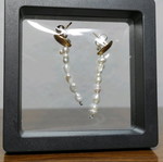 Cultured pearl earrings new