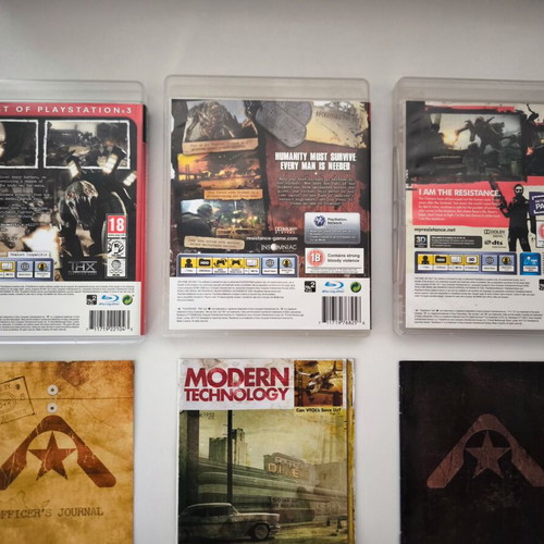 Collection of Resistance PS3 games used, very good condition