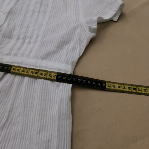 Sweet Miss shirt dress white like new, long, transparent