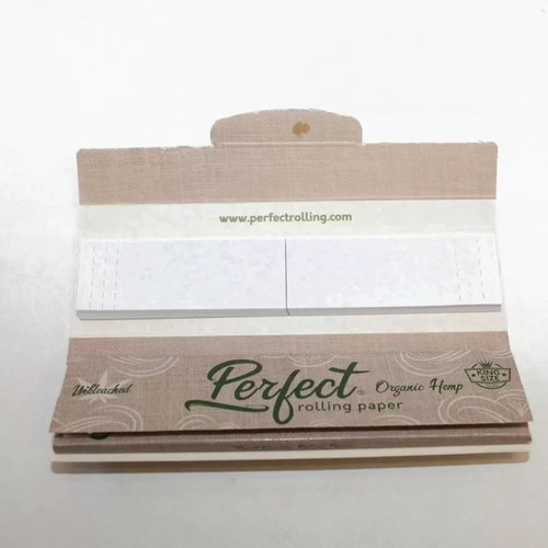 Perfect unbleached King Size rolling paper new with tips