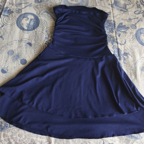 Shein blue strapless dress like new