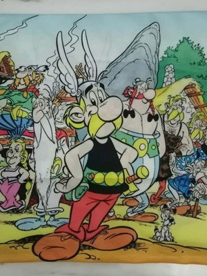 Asterix and Obelix decorative pillowcase new, 40x40 cm