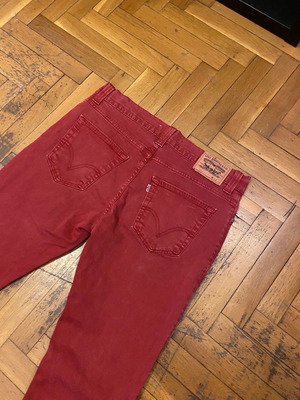 Levi's 511 Slim red pants used
