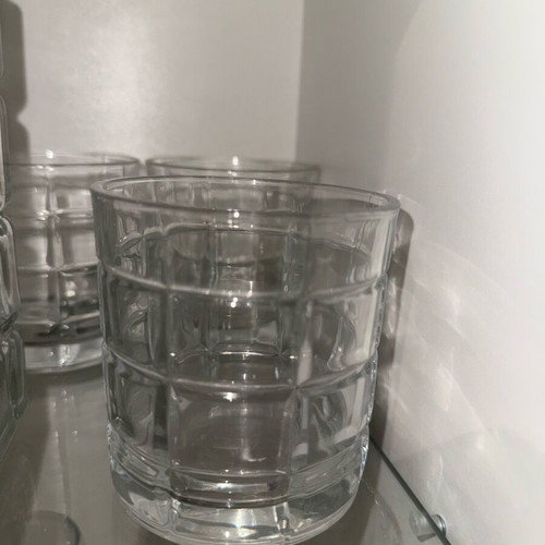 Whiskey decanter set with 6 glasses new