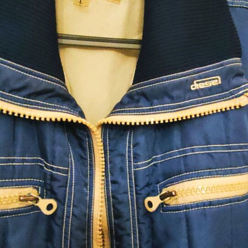 Diesel bomber jacket used, size Large, blue