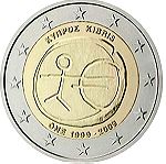  SAC Κύπρος 2 Ευρώ 2009 UNC ΟΝΕ