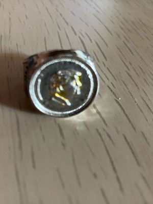 Δαχτυλίδι Ντόναλντ Τραμπ σαν καινούργιο, απλό ασημί