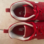 Nike athletic shoes used, size 41, red