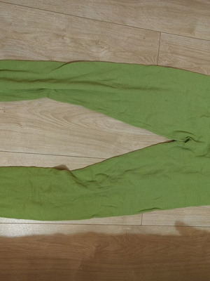 Women's Thick Leggings XL like new, green