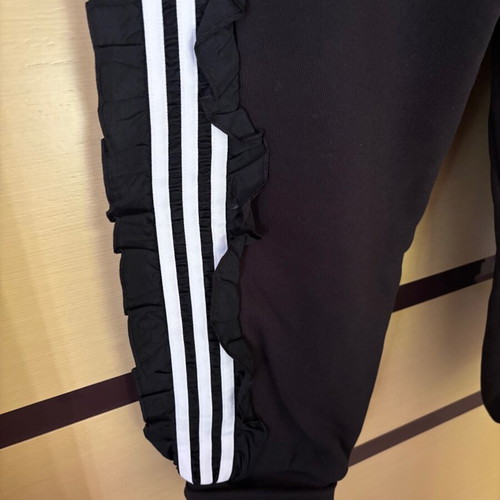 Adidas original tracksuit pants new, black with white stripes