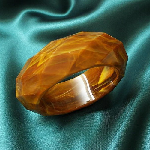 Lucite bangle bracelet collection
