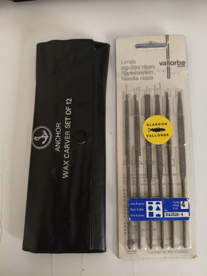Σετ Vallorbe λίμες ακριβείας και εργαλεία wax carver μεταχειρισμένο
