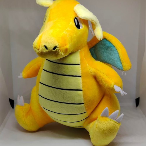 Pokemon Dragonite plush toy like new, yellow 20cm