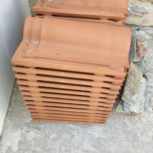 Roman roof tiles new, pack of 26 pieces
