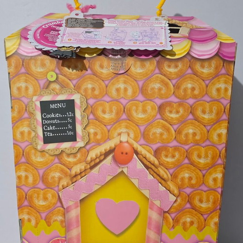 Lalaloopsy MGA Entertainment Crumbs Sugar Cookie Doll 33cm with Pet Mouse new