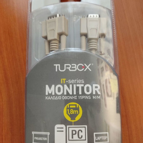 Turbo-X VGA M/M HQ monitor cable 1.8m new