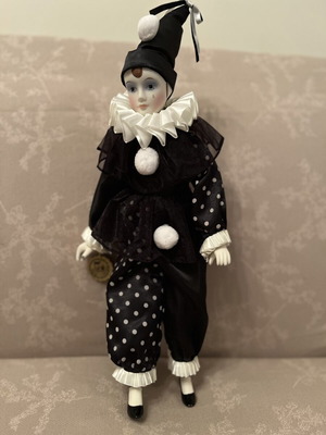 Pierrot Porcelain Doll from Reinart Faelens Kollektion like new