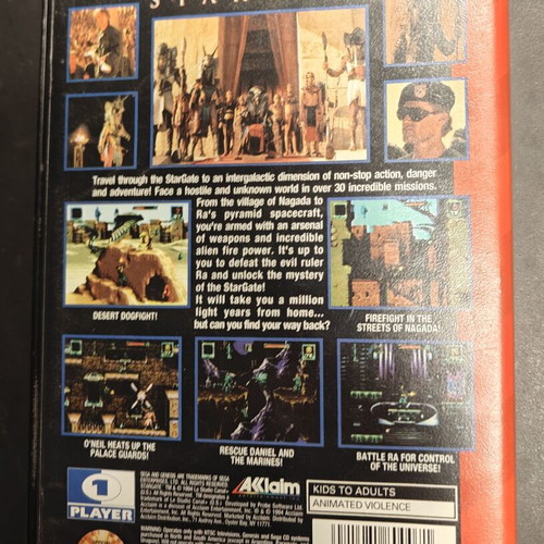 Stargate Sega Genesis game like new, complete