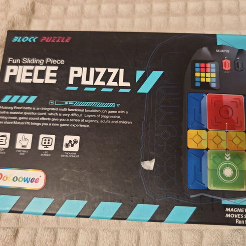 Piece Puzzle Super Slide Klotski Electronic Logic Game like new