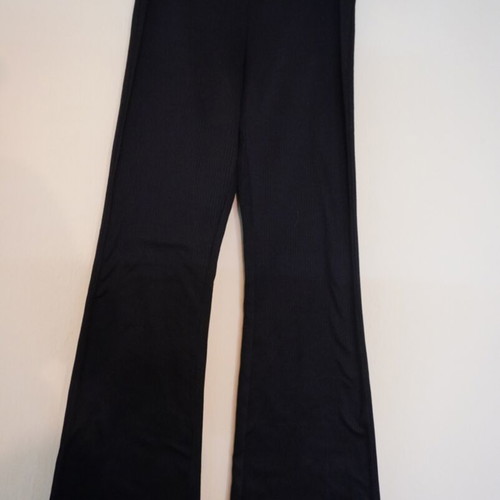 Black Flared Pants H&M used, soft fabric, low waist