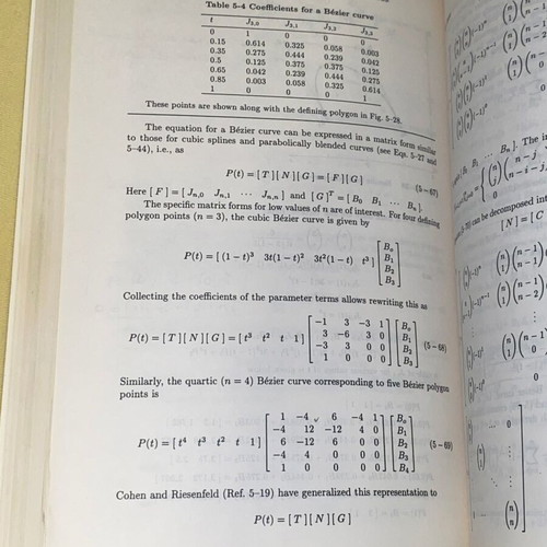 Mathematical Elements for Computer Graphics book like new