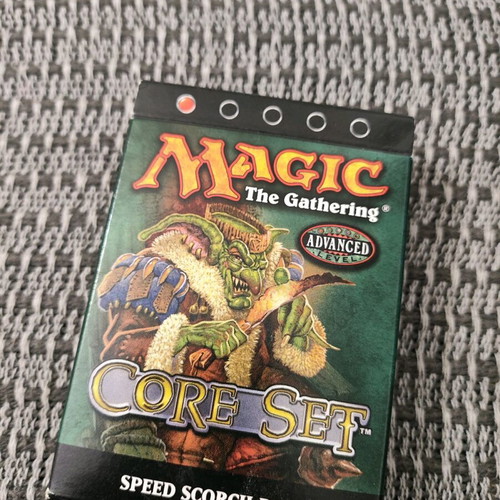 Magic the Gathering Speed Scorch Deck like new with loose cards