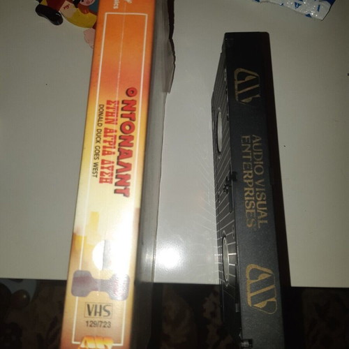 Donald Duck Goes West VHS tape used, 1989, animated