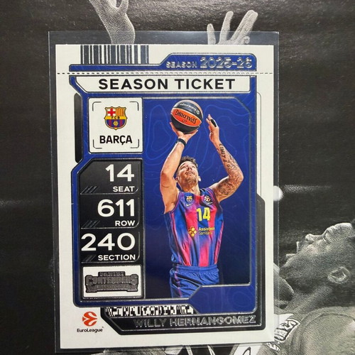 Willy Hernangomez Panini Contenders Euroleague Basketball 2025/26 new