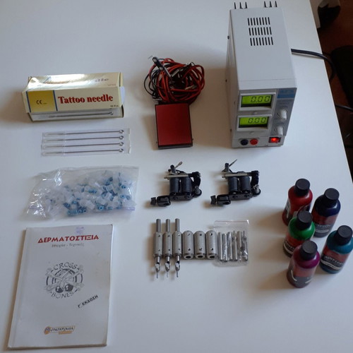 Vintage tattoo machines like new, complete kit