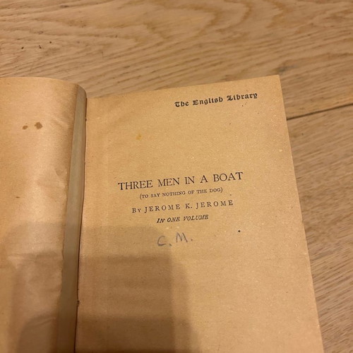 Three Men in a Boat έκδοση 1921 μεταχειρισμένο