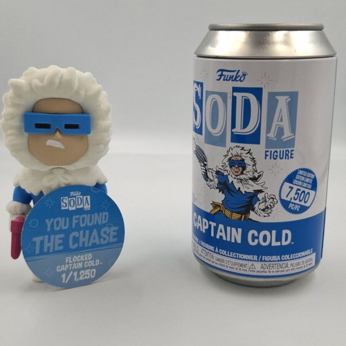 Chase Flocked Captain Cold Funko Soda like new